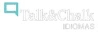 Talk and Chalk Idiomas - Logo white 2025